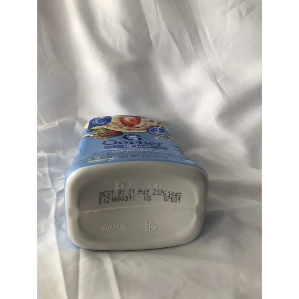 Gerber Oatmeal Cereal 16oz‎ + Beech-Nut Baby Food Jars Lot Bundle